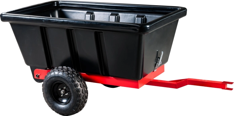 Dvoukolový přívěsný vozík s plastovou korbou 500 l