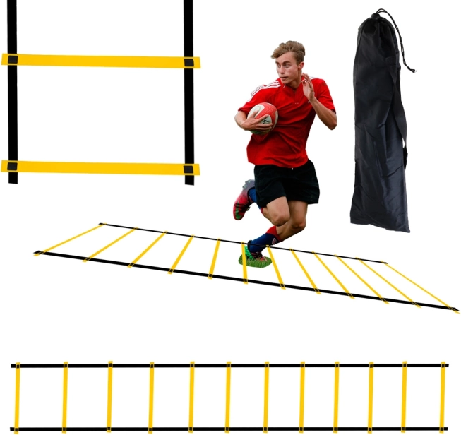 Žebra agility pro trénink 6m žlutá