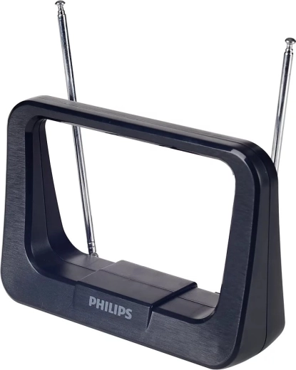 Vnitřní TV anténa s koaxiálním kabelem 1,8 m, 75 Ohm, filtrem 3G/4G pro DVB-T/T2