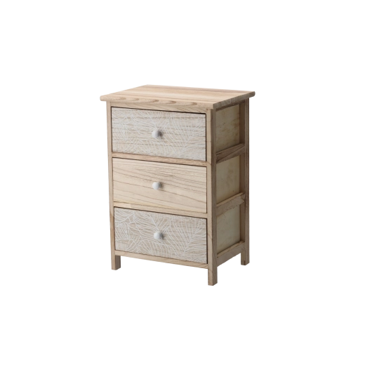 Komoda LUIZA se 3 zásuvkami 40 × 29 × 58 cm