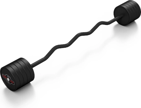 Obouruční lomená činka 40 kg – MARBO Sport, černá