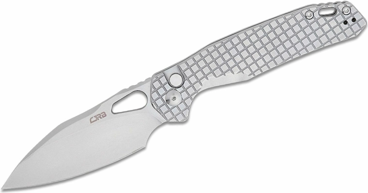 CJRB Frack zavírací kapesní nůž stonewash, celokovový - 1 kus