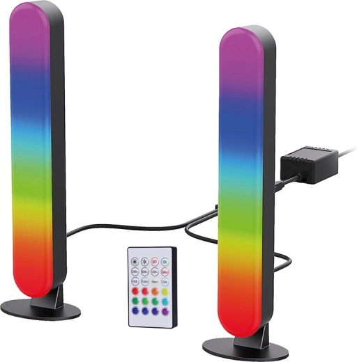 Solight RGB LED osvětlení pro hráče s dálkovým ovladačem a zvukovým senzorem