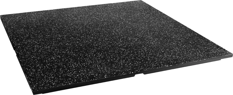 Gumová fitness podlaha HMS POS25 černá/bílá 25 mm