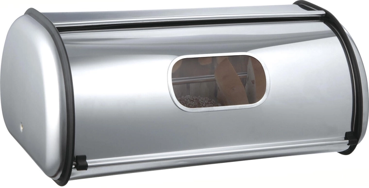 Nerezová chlebovka AKCENT 43,5 × 27,5 × 18,5 cm