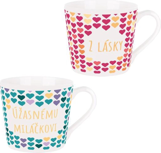 Dárková sada keramických hrnků TORO pro úžasného miláčka, 2×400 ml