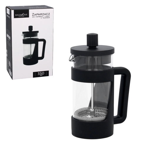 Pákový french press z borosilikátového skla 350 ml