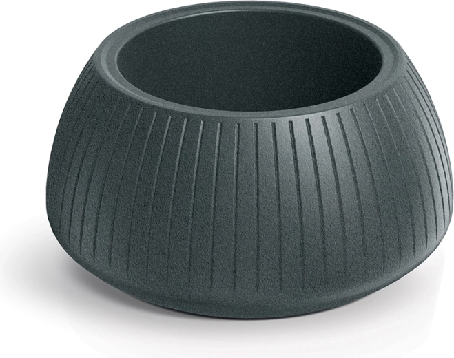Květináč Coro Bowl 40 cm grafitový