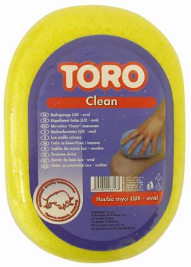 Masážní houba Lux oválná bílá