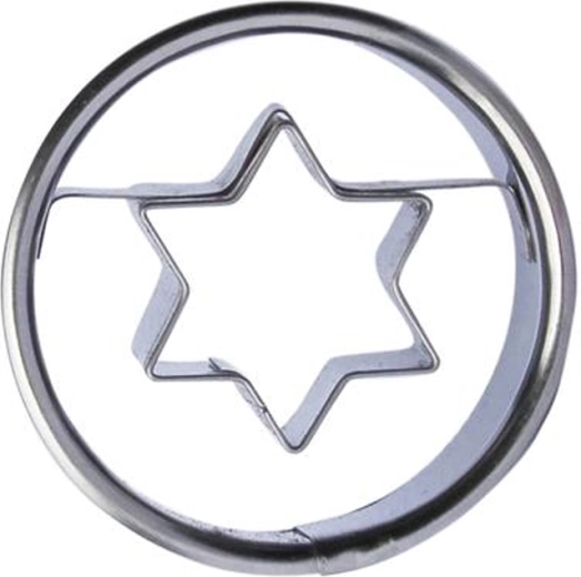 Vykrajovátko na cukroví kolečko–hvězdička 4 cm