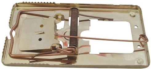 Klasická past na krysy – sklapovací kovová past