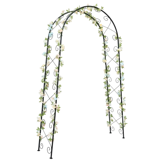 Zahradní oblouková pergola 110 × 39 × 230 cm
