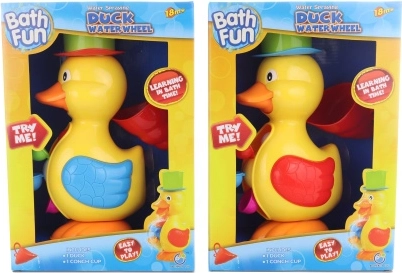 Kačenka na vodu s vodním mlýnkem do vany