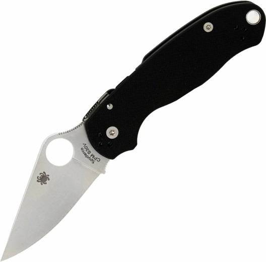 Kapesní nůž Spyderco Para 3 Black G10, saténová čepel 7,5 cm