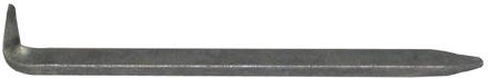 Zednická skoba do zdi 160 mm, 8 × 8, sada 5 ks