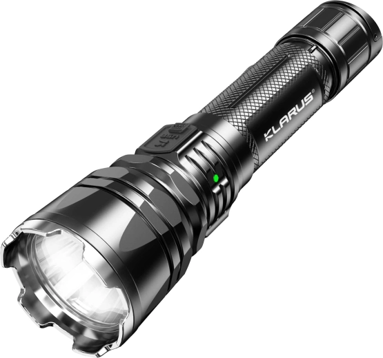 Taktická svítilna KLARUS XT12GT Pro 1600 lm s duálním spínačem a USB nabíjením