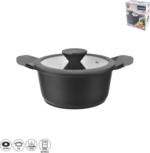 Hrnec GALI 2,6 l se skleněnou poklicí