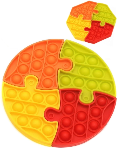 Pop it puzzle antistresová skládačka bubble pops 15 cm - 1 kus