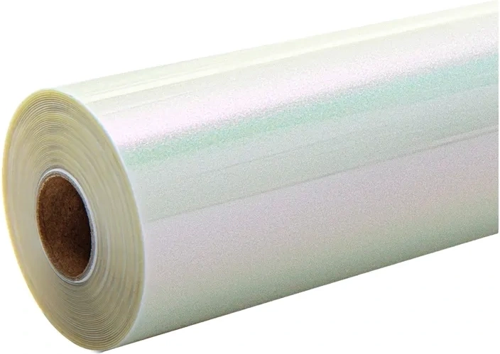 HTVRONT Chameleon termotransferová fólie 30,5 × 90 cm bílá a červená