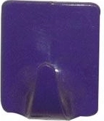 Samolepicí háčky obdélníkové, mix barev – 80 ks