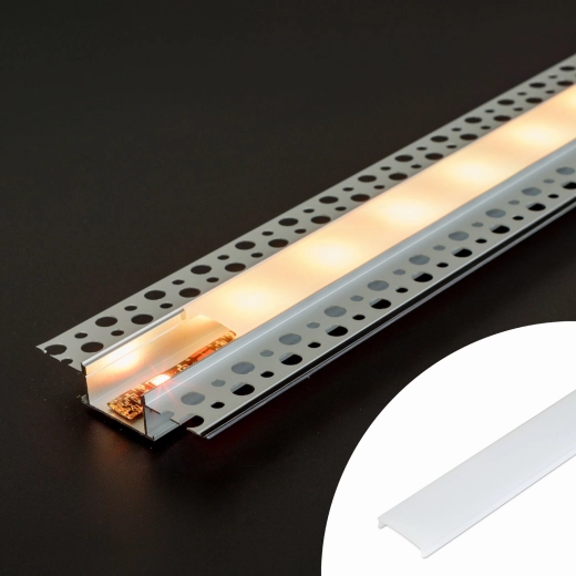 Opálový kryt pro LED hliníkový profil 41025A1, 1000 mm