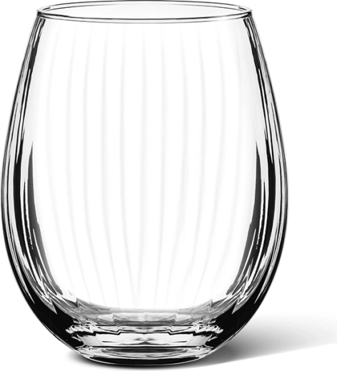 Sklenice plissé 440 ml – sada 4 ks