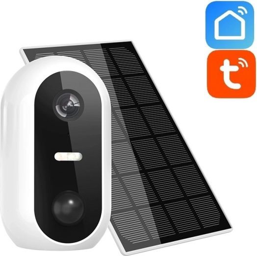 Solight bateriová Wi‑Fi bezpečnostní kamera se solárním panelem