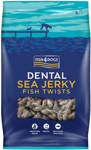 Fish4Dogs dental pamlsky pro psy z mořské ryby – závitky 500 g
