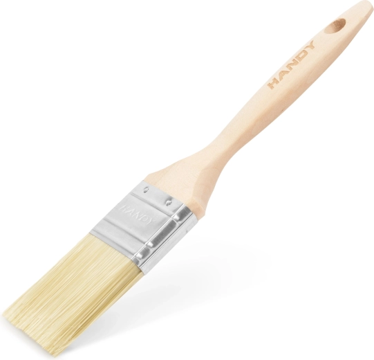 Plochý malířský štětec s dřevěnou rukojetí 38 mm