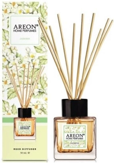 Areon AH Parfum Sticks Jasmine 50 ml – tyčinkový difuzér s vůní jasmínu
