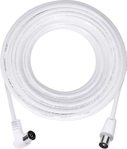 Solight anténní koaxiální kabel 3C2V 15 m s kombinovanými konektory