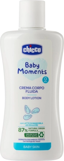 Chicco tělové mandlové mléko Baby Moments 200 ml