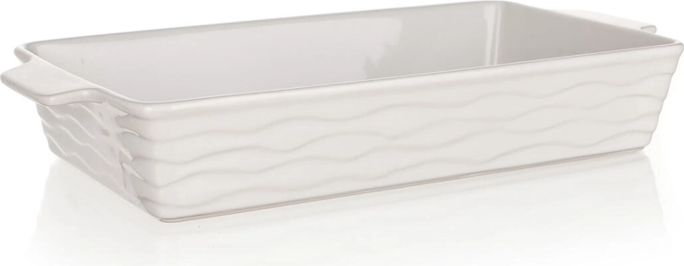 Keramická zapékací forma Culinaria, obdélníková 42 × 21 cm, bílá