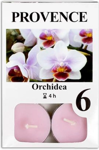 Čajové svíčky orchidej 6 ks