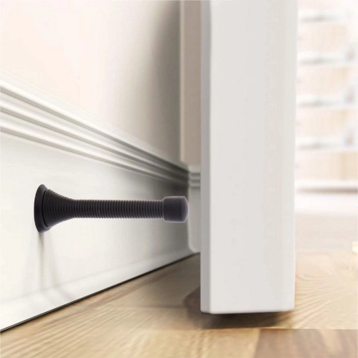 Pružný zarážecí doraz na dveře – černý