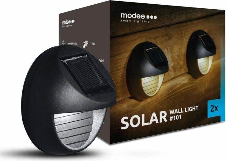 Solární nástěnné lampy Modee Smart Lighting Solar Lamp 101, 2 ks