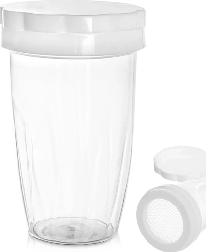 Dóza s jemným sítkem na cukr a koření 250 ml