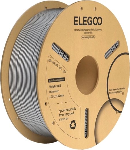 Filament ELEGOO PLA+ hvězdně šedý 1,75 mm 1 kg