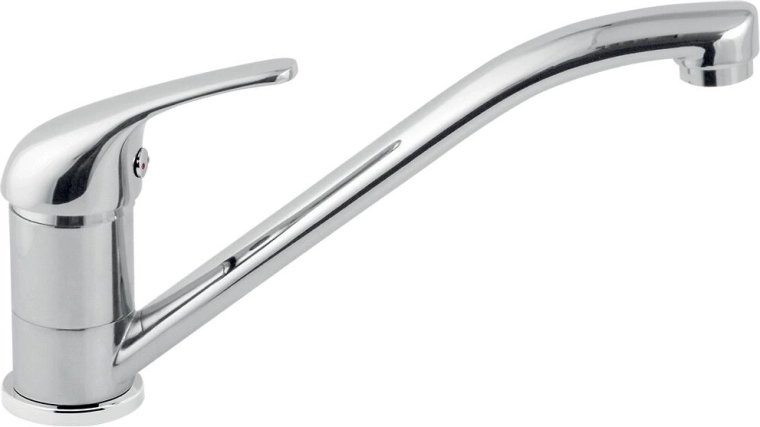 Stojánková dřezová baterie TITANIA IRIS, chrom, rameno 200 mm