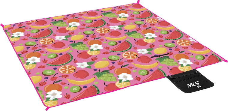 Pikniková deka NILS Camp Fruits 200 × 200 cm