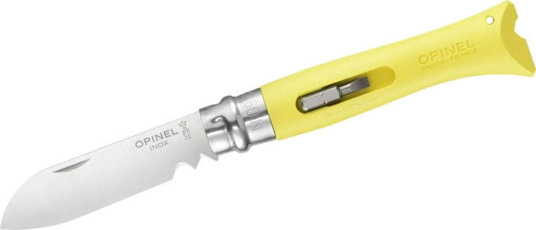 Opinel N°09 DIY žlutý multifunkční kapesní nůž 8 cm
