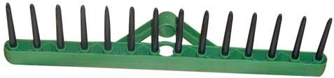 Plastové hrábě 45 × 11 cm, 14 zubů bez násady