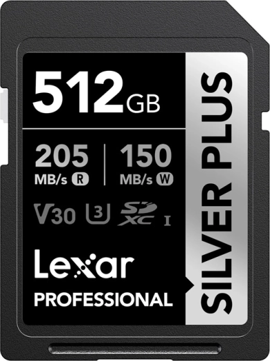 Lexar Professional Silver Plus SDXC paměťová karta 512 GB
