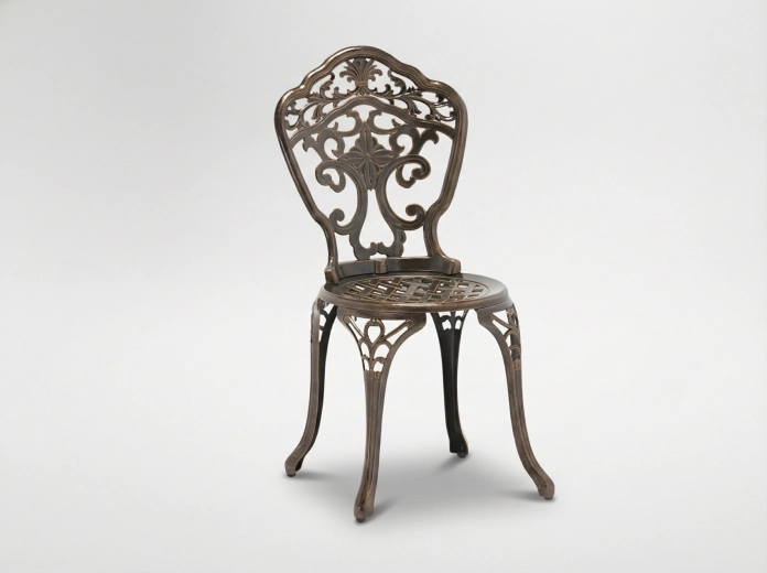 Hliníková zahradní židle Danbury v antické bronzové barvě