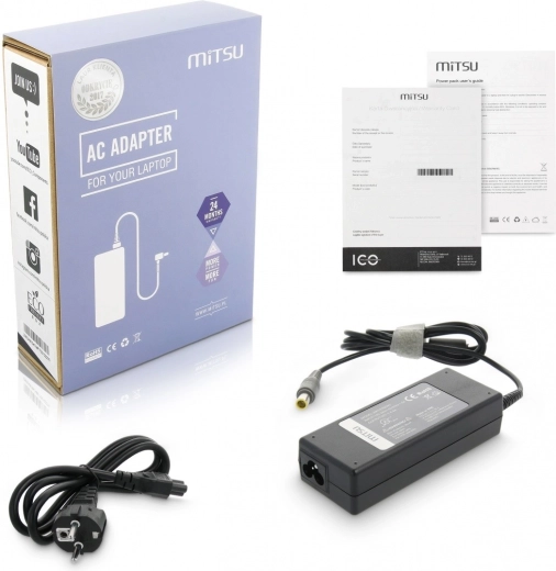 Nabíječka / napájecí adaptér 20V 4.5A (8.0×5.5 mm pin) pro Lenovo 90W
