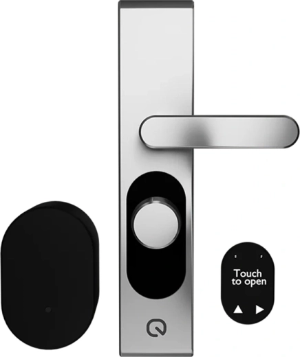 Shelly LOQED Touch 2S chytrý bezklíčový zámek na dveře stříbrný