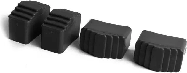 Sada koncovek na dvoustranné schůdky 40×20 mm (4 ks)