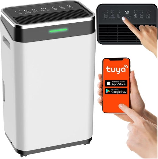 Kompresorový odvlhčovač vzduchu 25 l/24 h s Wi‑Fi Berdsen BD‑533 bílý