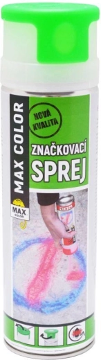 Fluorescenční značkovací sprej MAX COLOR 500 ml – Svítivě zelená
