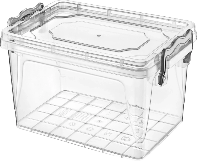 Plastový obdélníkový kontejner Maxi Multi Box 7,8 l s víkem